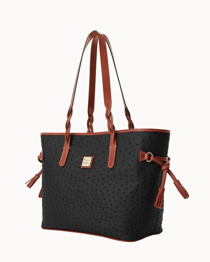 Ostrich Bailey Black Women Dooney and Bourke Totes Ostrich Bailey Black Women Dooney and Bourke Totes