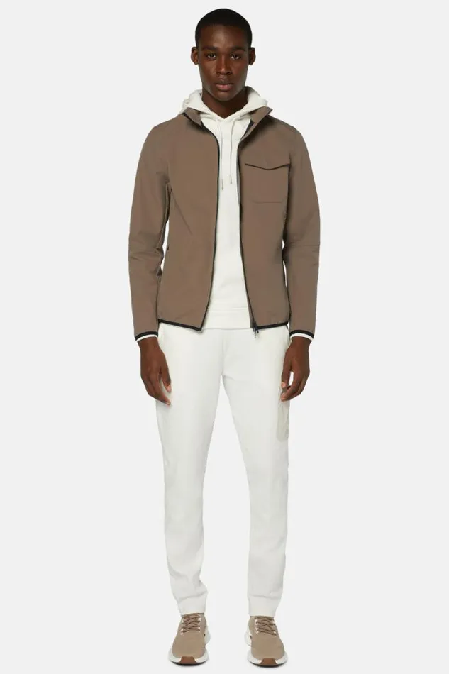 Outerwear Men Boggi Milano B Tech Recycled Technical Fabric Jacket Taupe