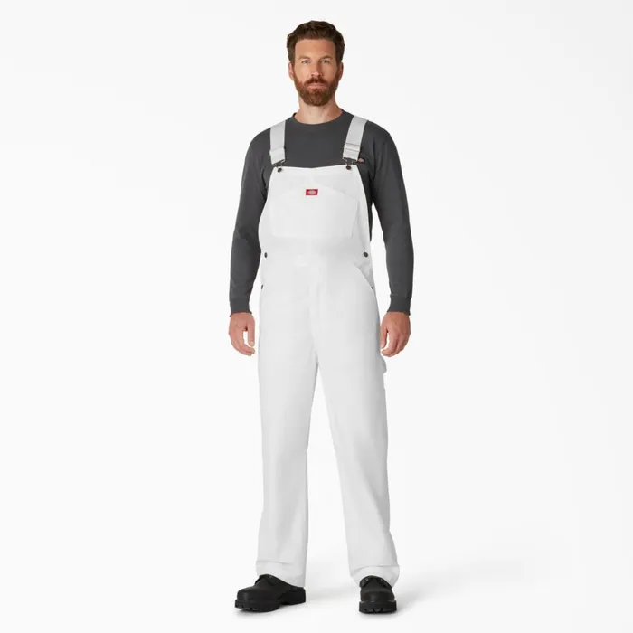 Painter039s Bib Overalls White White wh Men Dickies Painter Pants