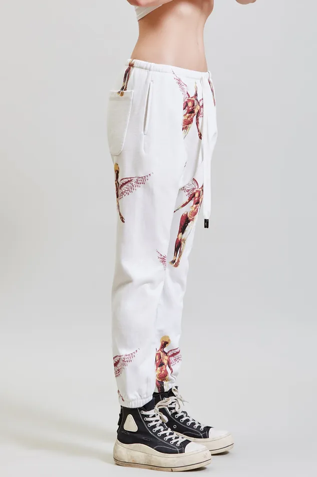 Pants and Skirts Nirvana In Utero Drop Sweatpant 8211 Ecru R13 Women