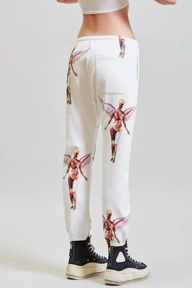 Pants and Skirts Nirvana In Utero Drop Sweatpant 8211 Ecru R13 Women