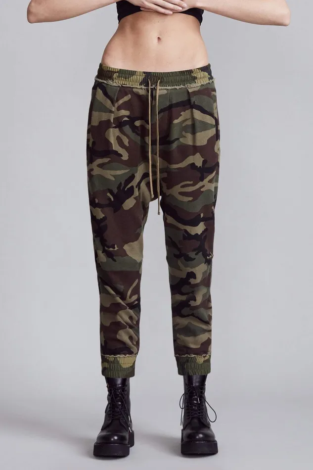 Pants and Skirts R13 Women Harem Sweatpant 8211 Camo Pants and Skirts R13 Women Harem Sweatpant 8211 Camo
