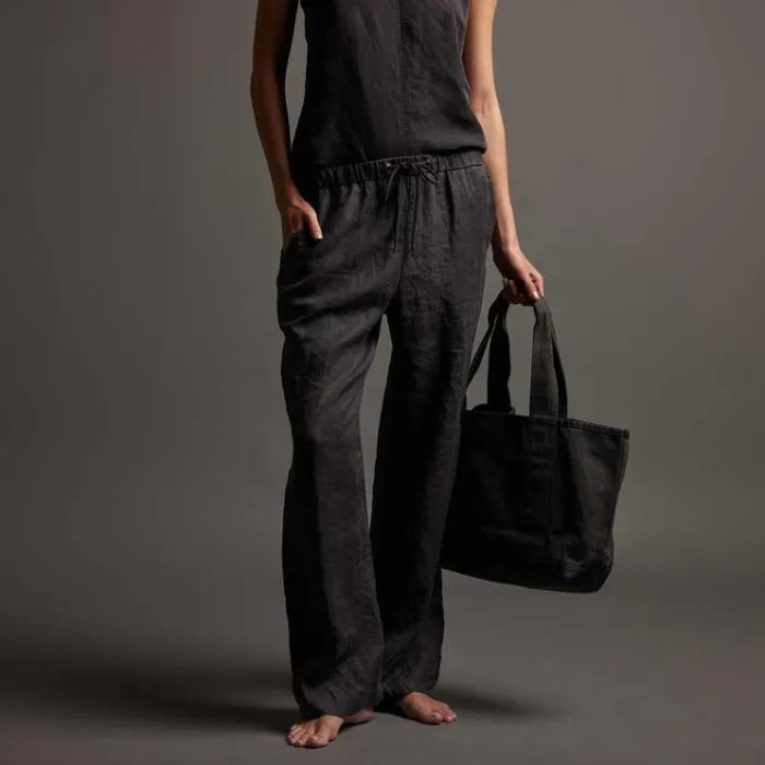 PantsDenim Women James Perse Lightweight Linen Pant Magma Pigment