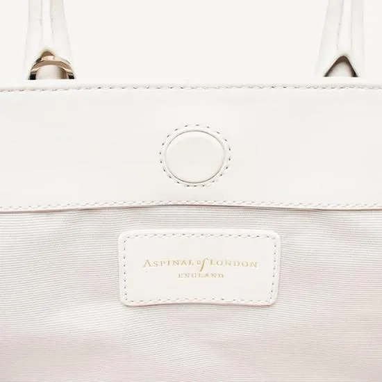 Paris Bag Sugar White Woven Leather Women Aspinal Of London Woven Leather