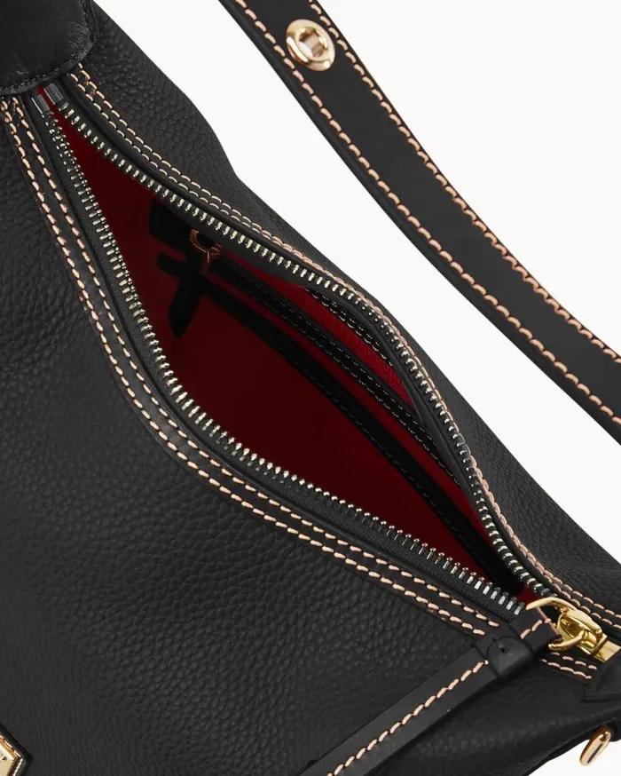 Pebble Grain Paige Crossbody Black Black Women Dooney and Bourke Crossbodies Pebble Grain Paige Crossbody Black Black Women Dooney and Bourke Crossbodies
