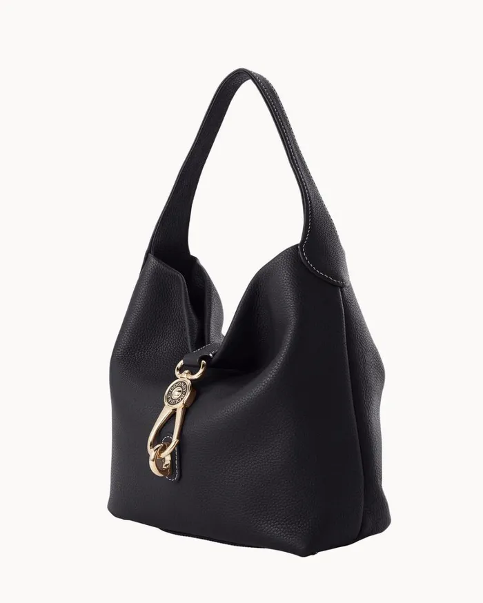 Pebble Grain Small Logo Lock Sac Black Women Dooney and Bourke Mini Bags Pebble Grain Small Logo Lock Sac Black Women Dooney and Bourke Mini Bags