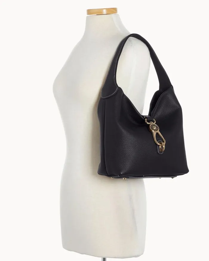 Pebble Grain Small Logo Lock Sac Black Women Dooney and Bourke Mini Bags Pebble Grain Small Logo Lock Sac Black Women Dooney and Bourke Mini Bags