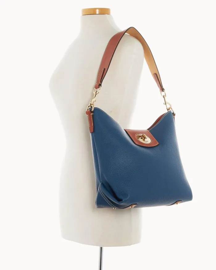 Pebble Turnlock Sac 30 Jeans Women Dooney and Bourke Shoulder Bags Pebble Turnlock Sac 30 Jeans Women Dooney and Bourke Shoulder Bags