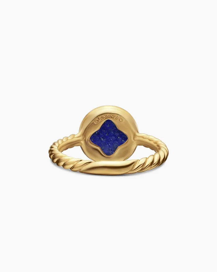 Petite DY Elements Ring In 18K Yellow Gold With Diamonds 113mm Women David Yurman Petite Petite DY Elements Ring In 18K Yellow Gold With Diamonds 113mm Women David Yurman Petite