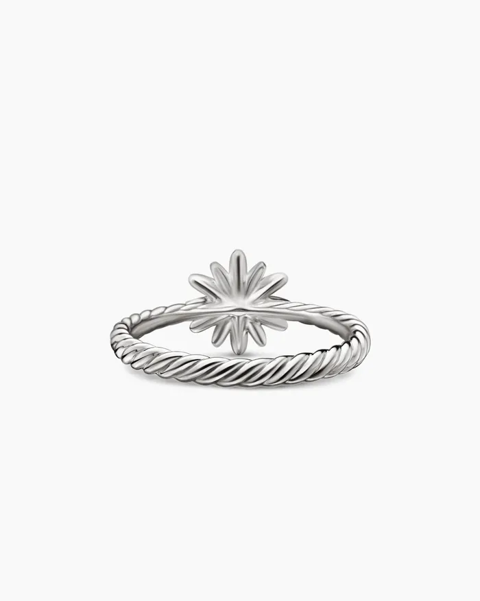 Petite Starburst Ring In Sterling Silver With Diamonds 10mm Women David Yurman Petite Petite Starburst Ring In Sterling Silver With Diamonds 10mm Women David Yurman Petite