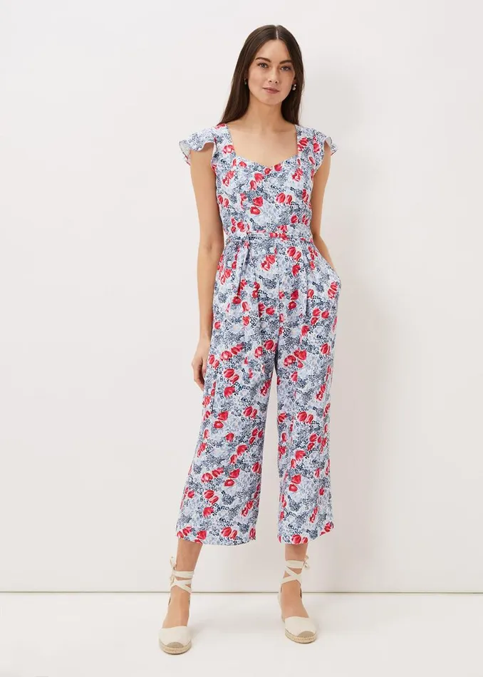 Phase Eight Dresses Abbiana Tulip Jumpsuit Multicoloured 8211 Women