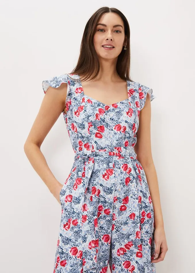 Phase Eight Dresses Abbiana Tulip Jumpsuit Multicoloured 8211 Women