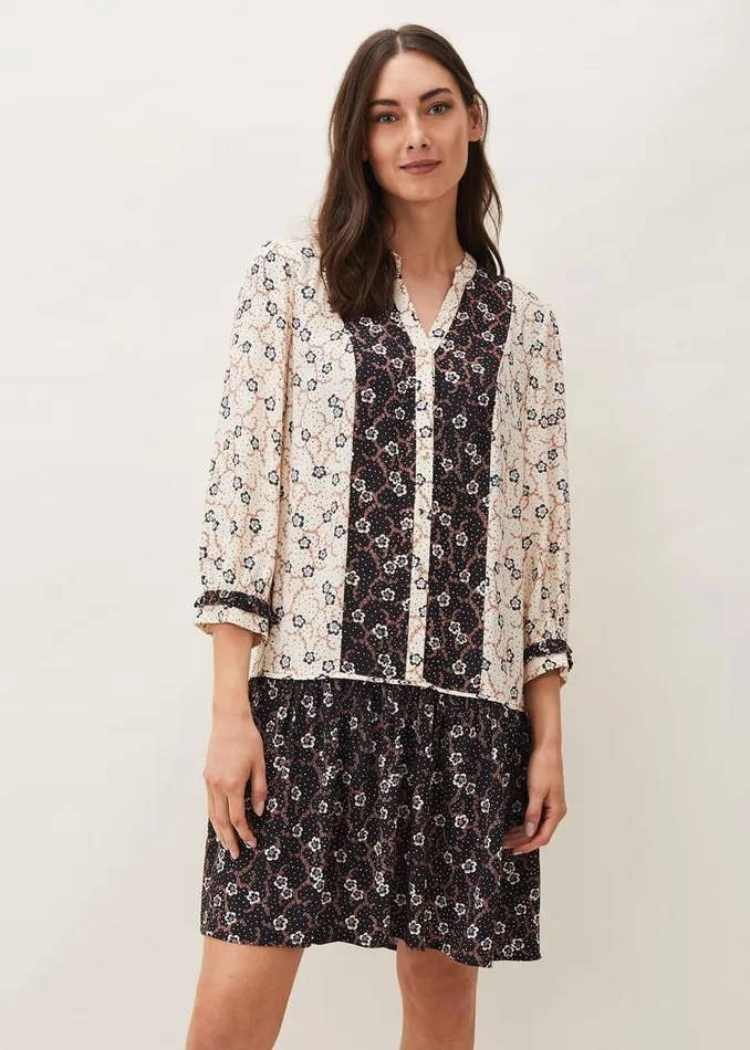 Phase Eight Dresses Buttercup Floral Dress Creamblack 8211 Women