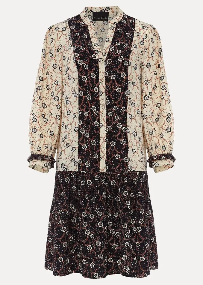 Phase Eight Dresses Buttercup Floral Dress Creamblack 8211 Women