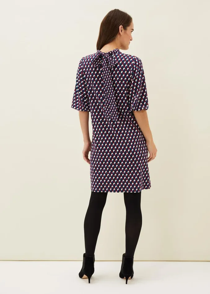 Phase Eight Dresses Cathye Geometric Print Tunic Dress Multicoloured 8211 Women Phase Eight Dresses Cathye Geometric Print Tunic Dress Multicoloured 8211 Women