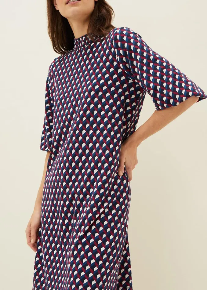 Phase Eight Dresses Cathye Geometric Print Tunic Dress Multicoloured 8211 Women Phase Eight Dresses Cathye Geometric Print Tunic Dress Multicoloured 8211 Women