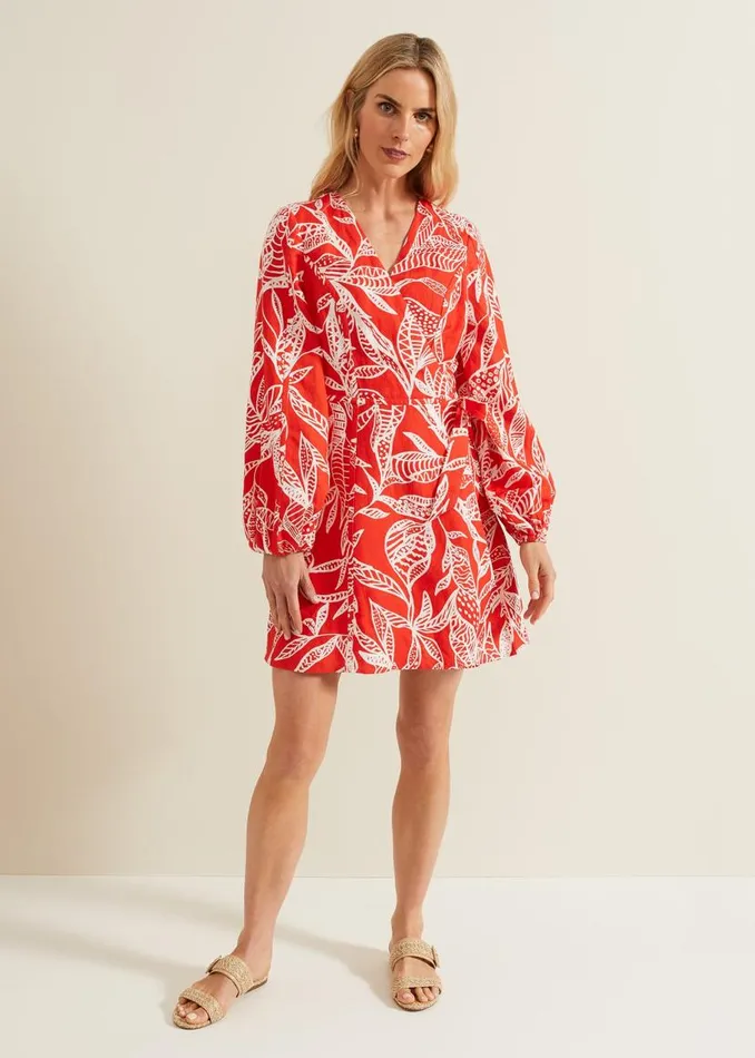 Phase Eight Dresses Charlotte Red Wrap Mini Dress Red 8211 Women