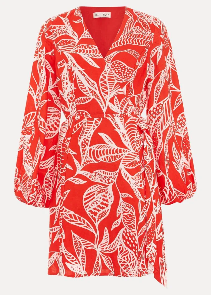 Phase Eight Dresses Charlotte Red Wrap Mini Dress Red 8211 Women