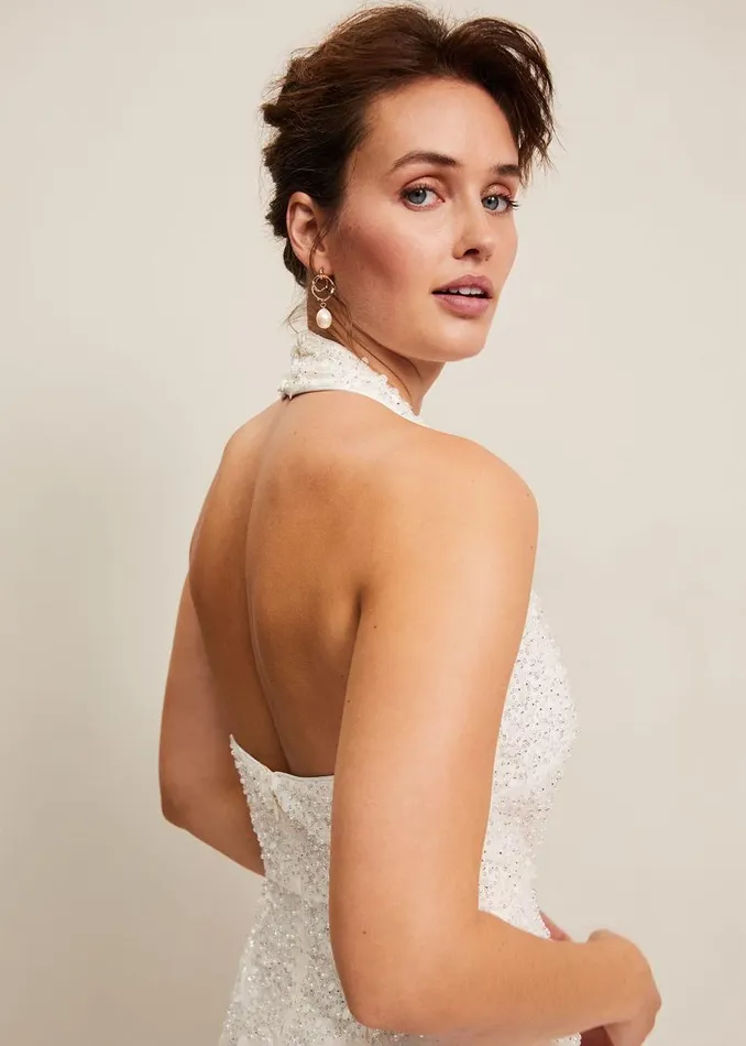 Phase Eight Dresses Guinevere Embellished Bridal Dress Ivory 8211 Women