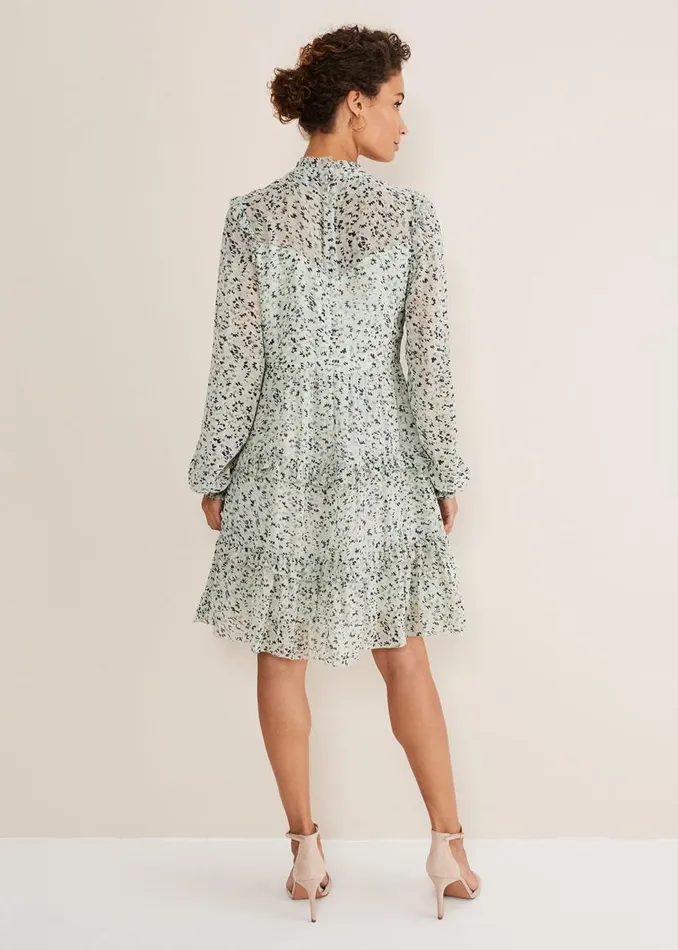 Phase Eight Dresses Harlow Floral Tiered Mini Dress Eau De Nilmulti 8211 Women Phase Eight Dresses Harlow Floral Tiered Mini Dress Eau De Nilmulti 8211 Women