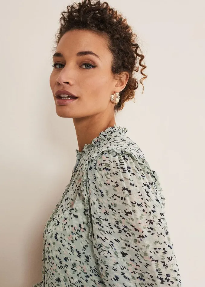 Phase Eight Dresses Harlow Floral Tiered Mini Dress Eau De Nilmulti 8211 Women Phase Eight Dresses Harlow Floral Tiered Mini Dress Eau De Nilmulti 8211 Women