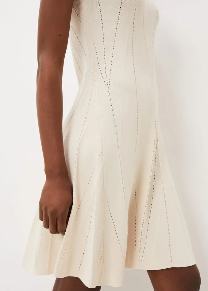 Phase Eight Dresses Jaya Stitch Detail Dress Buttermilk 8211 Women