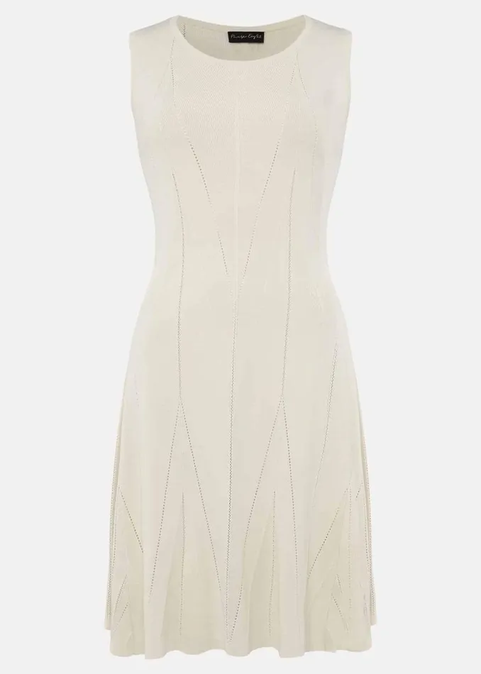 Phase Eight Dresses Jaya Stitch Detail Dress Buttermilk 8211 Women