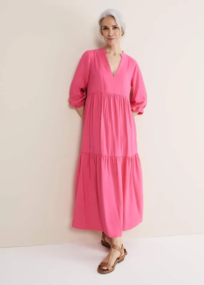 Phase Eight Dresses Jayde Midaxi Dress Pink 8211 Women