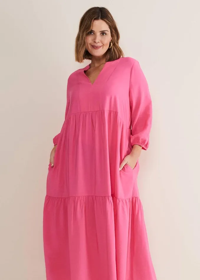 Phase Eight Dresses Jayde Midaxi Dress Pink 8211 Women