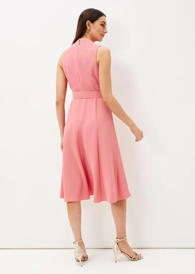 Phase Eight Dresses Kazandra Belted Dress Watermelon 8211 Women
