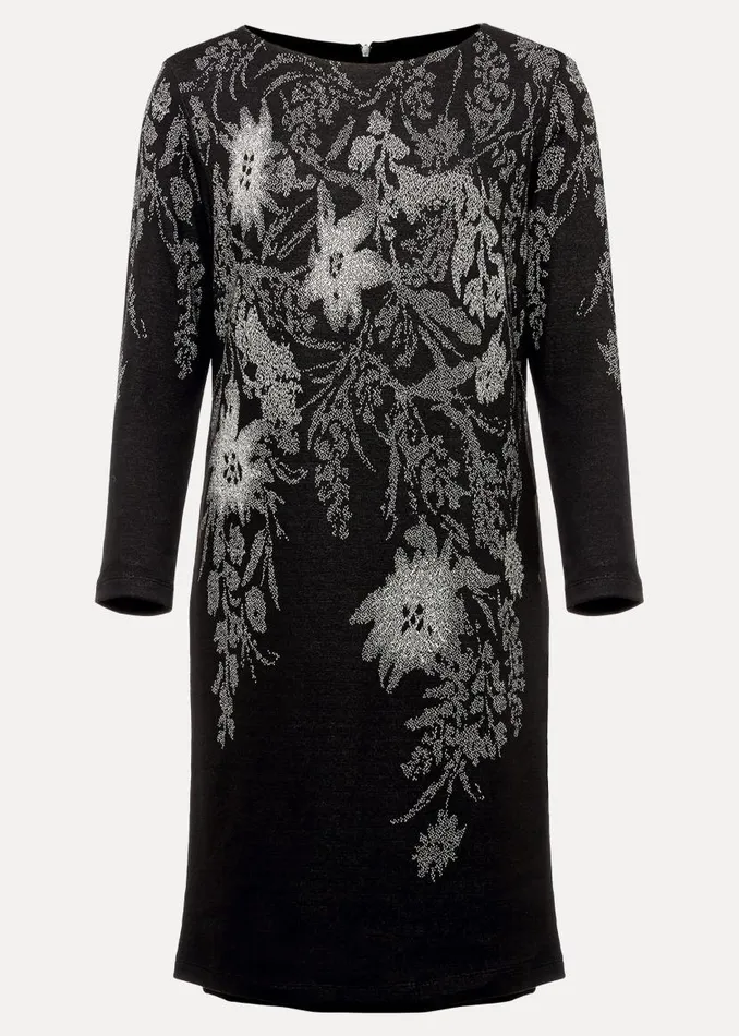 Phase Eight Dresses Loreina Floral Tunic Dress Black 8211 Women