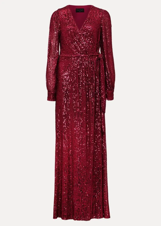 Phase Eight Dresses Petite Amily Pink Sequin Maxi Dress Pink 8211 Women