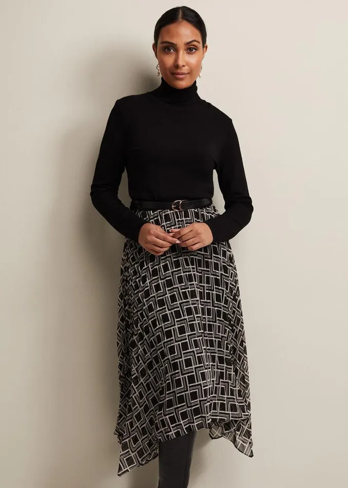 Phase Eight Dresses Petite Carle Fine Knit Geometric Dress Multicoloured 8211 Women Phase Eight Dresses Petite Carle Fine Knit Geometric Dress Multicoloured 8211 Women