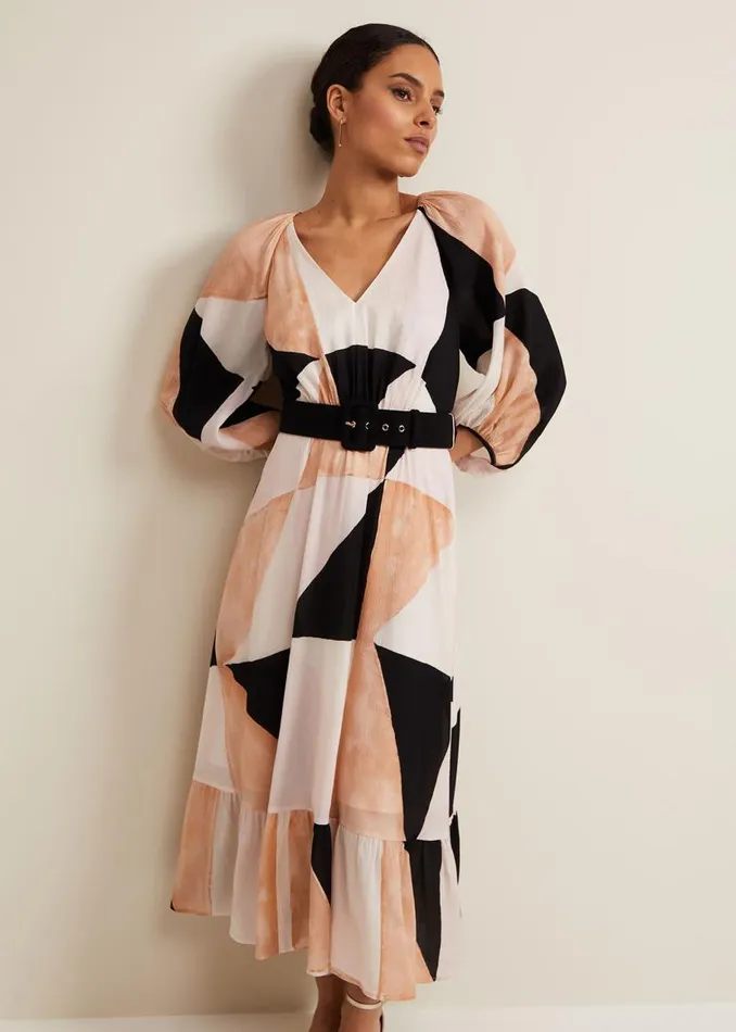 Phase Eight Dresses Petite Sophia Colour Block Belted Dress Multicoloured 8211 Women Phase Eight Dresses Petite Sophia Colour Block Belted Dress Multicoloured 8211 Women