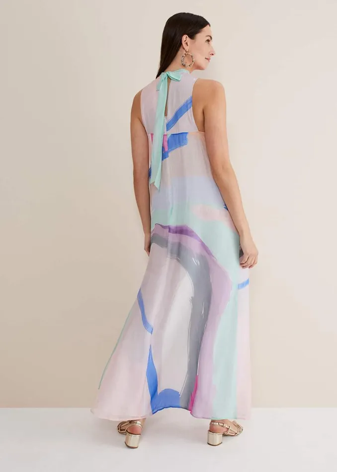 Phase Eight Dresses Ronnie Abstract Maxi Dress Multicoloured 8211 Women