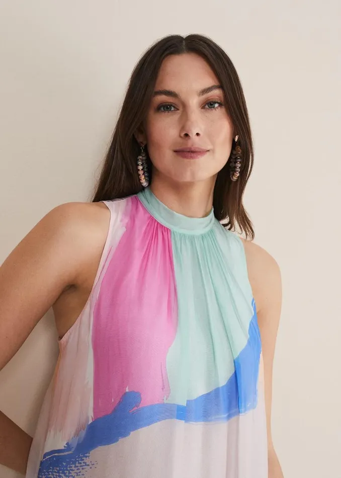 Phase Eight Dresses Ronnie Abstract Maxi Dress Multicoloured 8211 Women