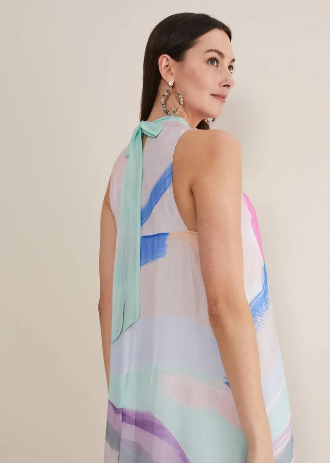 Phase Eight Dresses Ronnie Abstract Maxi Dress Multicoloured 8211 Women