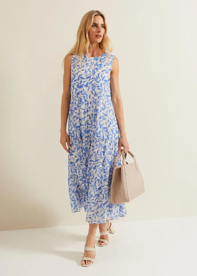 Phase Eight Dresses Sharron Sleeveless Midi Dress Navy 8211 Women