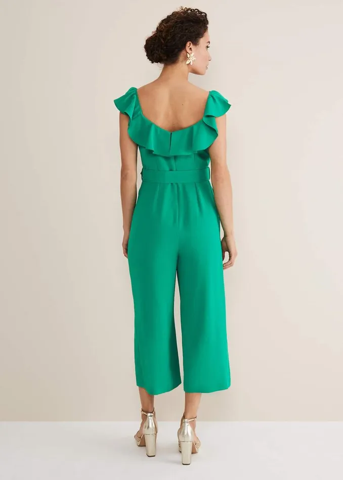 Phase Eight Dresses Tazanna Jumpsuit Grass Green 8211 Women