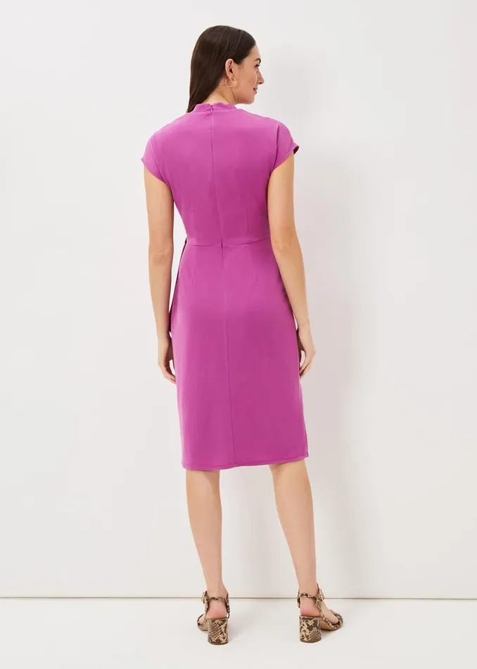 Phase Eight Dresses Toral Wrap Front Dress Orchid 8211 Women