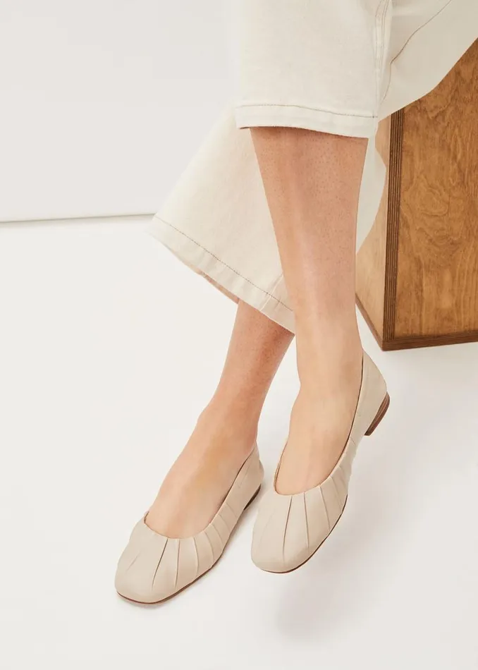 Phase Eight Flats Elasticated Pump Neutral 8211 Women