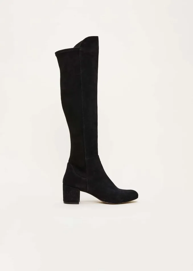 Phase Eight Heels Milly Knee High Boots Black 8211 Women