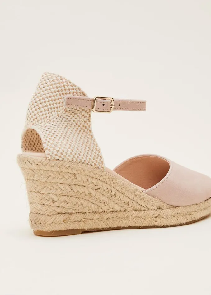 Phase Eight Heels Strap Wedge Espadrille Neutral 8211 Women