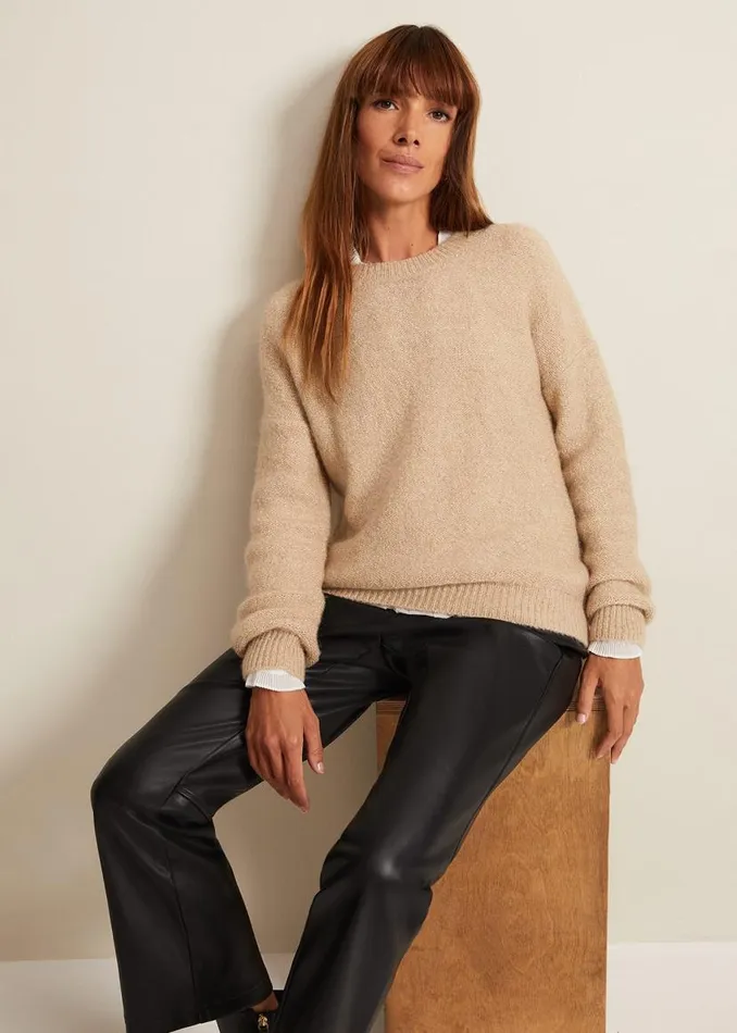 Phase Eight Knitwear Oakley Sequin Mohair Jumper Neutral 8211 Women