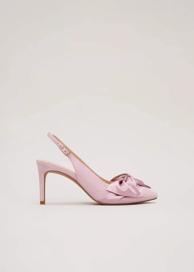 Phase Eight Occasion Shoes Twist Front Slingback Shoes Pink 8211 Women