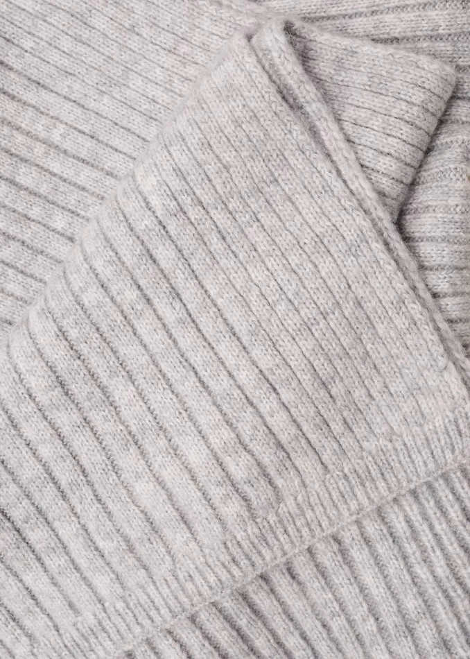 Phase Eight Scarves Corinna Ribbed Scarf Grey Marl 8211 Women