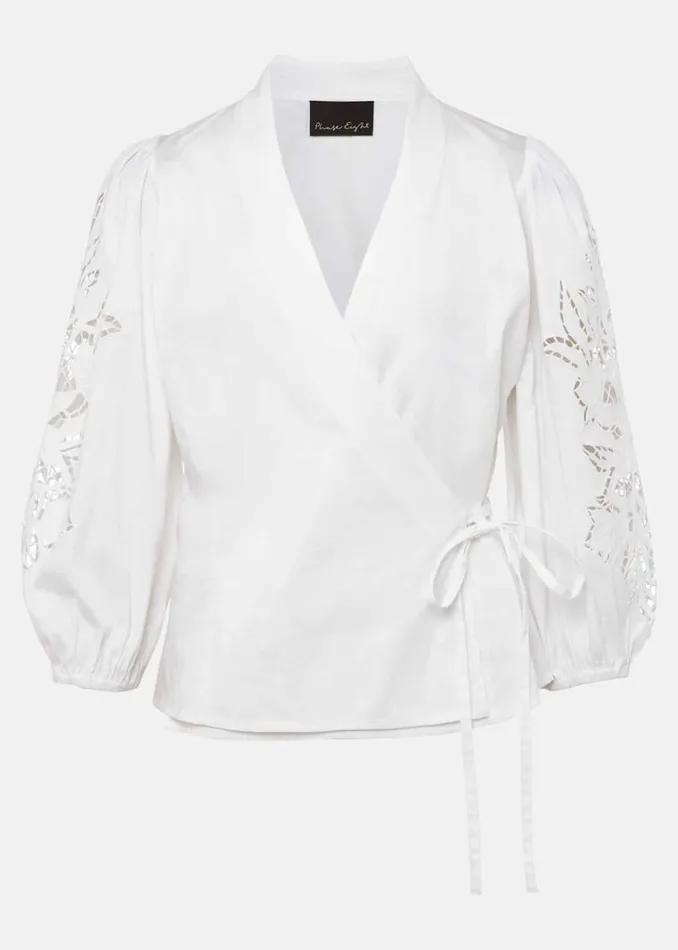 Phase Eight Shirts and Blouses Kacey Broderie Blouse White 8211 Women