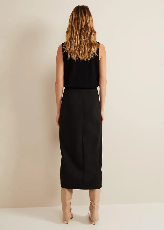 Phase Eight Skirts Brynn Black Midi Suit Skirt Black 8211 Women