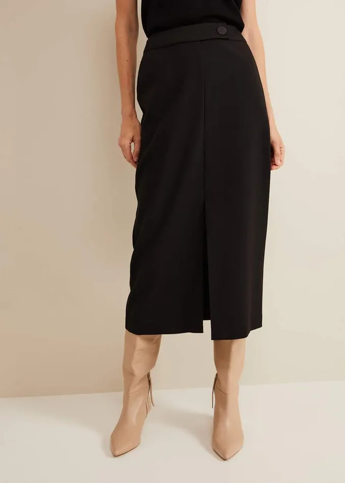 Phase Eight Skirts Brynn Black Midi Suit Skirt Black 8211 Women