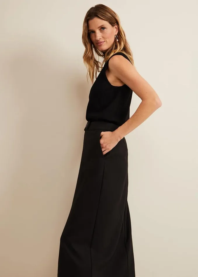Phase Eight Skirts Brynn Black Midi Suit Skirt Black 8211 Women